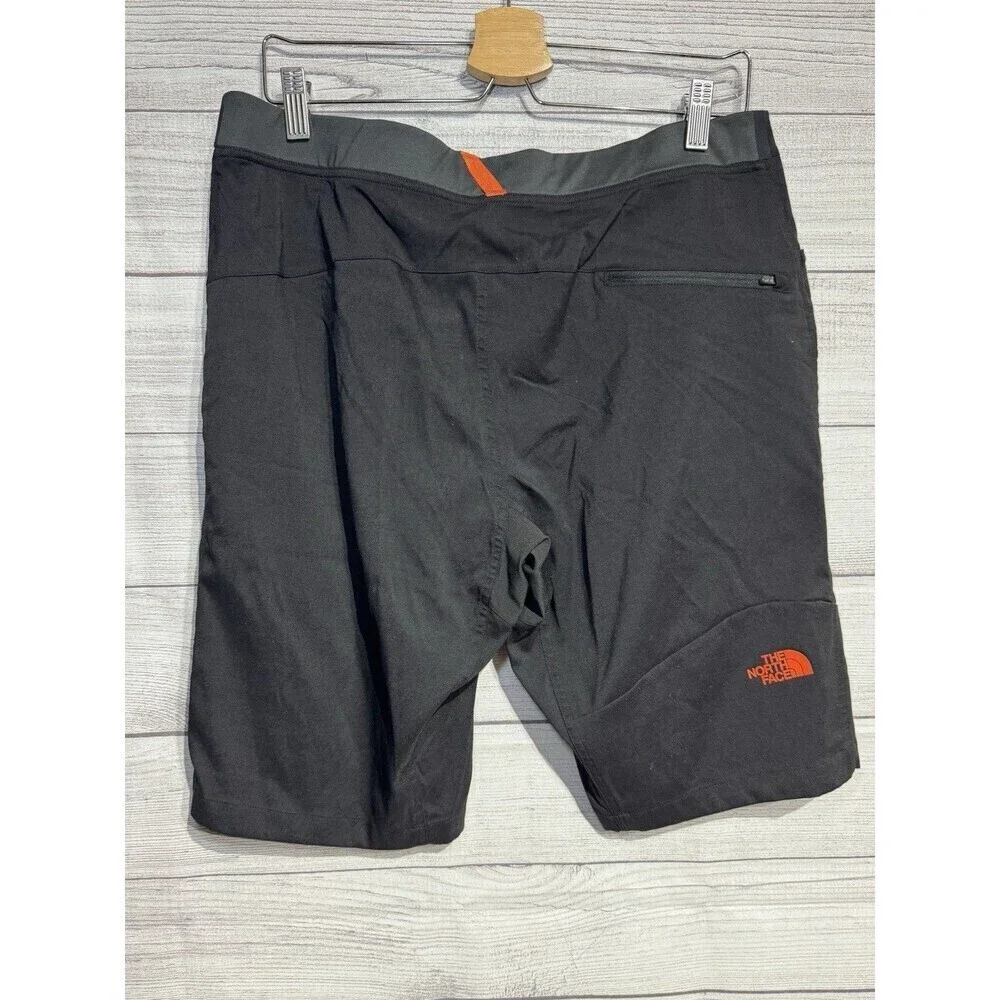 The North Face Shorts Mens SZ 32 Black Climbing Pocket Flashdry-XD Outdoor Hiker